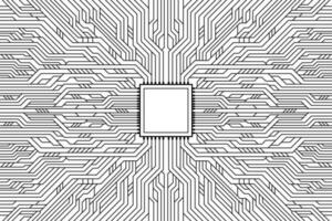 abstrakter digitaler Hintergrund mit Technologieplatinenbeschaffenheit. elektronische Motherboard-Illustration. Kommunikations- und Engineering-Konzept. Vektorillustration vektor