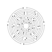 abstrakt Technologie Schaltkreis Tafel Textur. elektronisch Hauptplatine. Kommunikation und Ingenieurwesen Konzept. Vektor Illustration