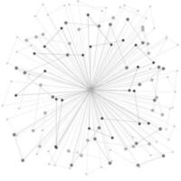 abstrakt teknologi förbindelse polygonal rader bakgrund vektor