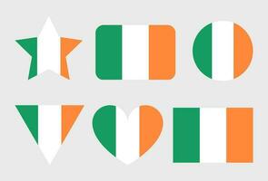 irland flagga vektor ikon. irländsk flagga illustration