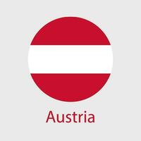 österrikiska flagga vektor ikon