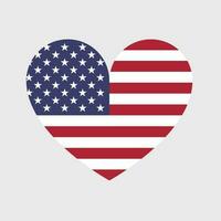 USA flagga vektor ikon. amerikan flagga illustration.