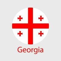 Georgia Flagge Vektor Symbol