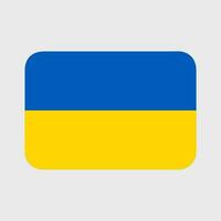 ukrainisch Flagge. Blau und Gelb Flagge von Ukraine. vektor