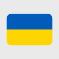 ukrainska flagga. blå och gul flagga av ukraina. vektor