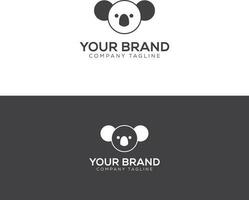 koala logotyp design vektor