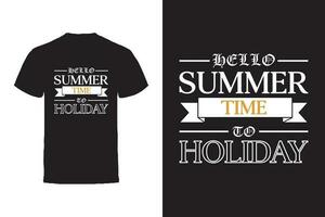 vektor t-shirt design. sommar typografi vektor t-shirt design.