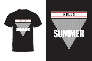 Vektor T-Shirt Design. Sommer- Typografie Vektor T-Shirt Design.