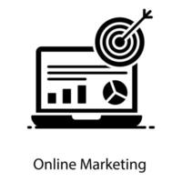 Online-Marketing-Stil vektor