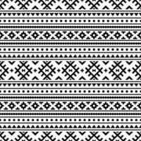 aztekisch navajo Stammes- geometrisch Vektor Hintergrund. nahtlos einheimisch ethnisch Muster. schwarz und Weiß Farben. Design zum Textil, Vorlage, Stoff, Shirt, Drucken, Teppich, dekorativ, Hintergrund.