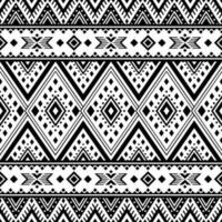 geometrisk etnisk orientalisk mönster traditionell. svart och vit färger. aztec stil broderi abstrakt vektor illustration. design för textil, tyg, kläder, ridå, matta, batik, omslag.