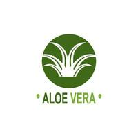 Aloe vera Logo Illustration Vorlage Design vektor