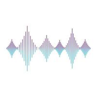 ljud- och hz-vågor vektor