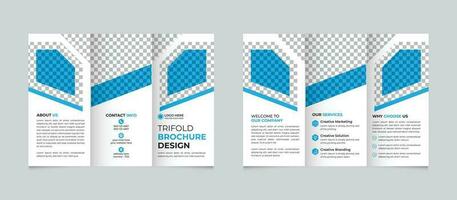 Fachmann korporativ modern minimal Geschäft dreifach Broschüre Design Vorlage zum Ihre Unternehmen kostenlos Vektor