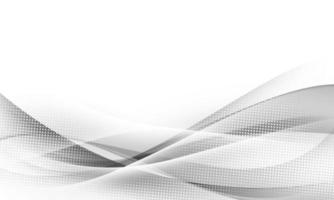 abstraktes weißes Hintergrundplakat mit dynamischer Technologienetzwerkvektorillustration vektor