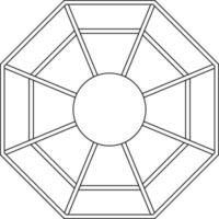 kinesisk symbol i stroke för ny år begrepp. vektor