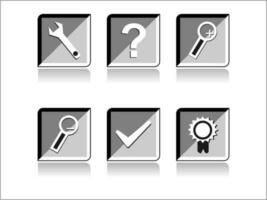 webb post ikoner uppsättning kan vara Begagnade för webbplatser, webb applikationer. e-post tillämpningar eller server ikoner vektor