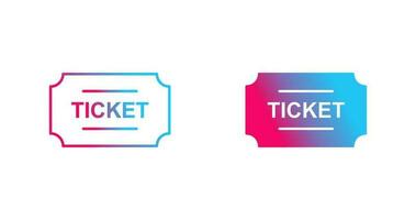 Ticket-Vektor-Symbol vektor