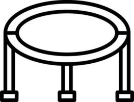 Trampolin-Vektor-Icon-Design vektor