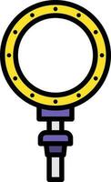 Ring Licht Vektor Symbol Design