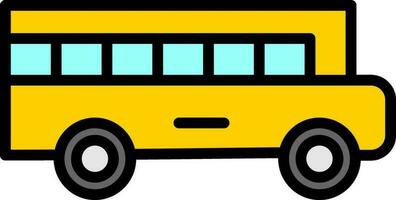 Schule Bus Vektor Symbol Design