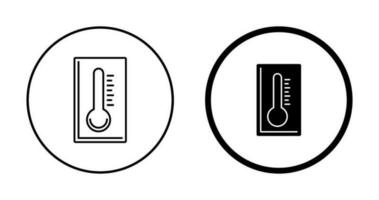 Thermometer-Vektor-Symbol vektor