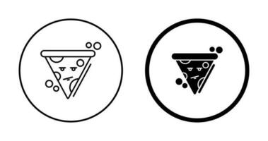 Pizza-Vektor-Symbol vektor