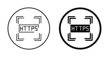 https-Vektorsymbol vektor