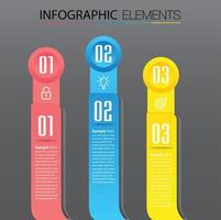 modern textruta mall banner infographics vektor