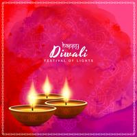 Abstrakt Glad Diwali vektor bakgrund