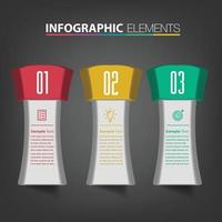 modern textruta mall banner infographics vektor