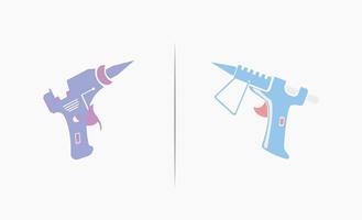 Heißklebepistole Icon Design Vector Illustration