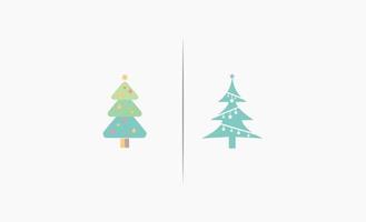 Weihnachtsbaum-Icon-Design-Vektor vektor