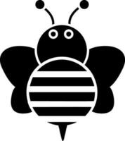 Charakter von ein Honig Biene. vektor