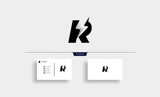 brev r bult logo vektor design ikon illustration