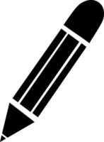 Vektor Bleistift Symbol im eben Design.