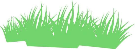 Illustration von Grün Gras. vektor