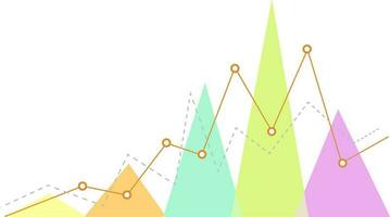 Finanzen Bericht Buchhaltung Statistiken. vektor