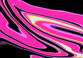 abstrakt rosa psychedelic bakgrund. vätska flytande vågig bakgrund. vektor illustration