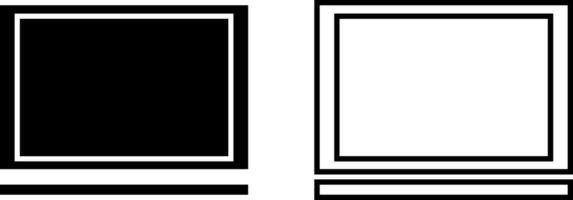 Tafel Symbol im Glyphe und Linie Stil. Vektor Illustration