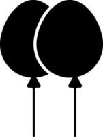 platt illustration av ballonger. vektor