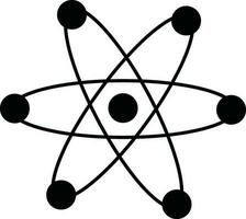 Vektor Zeichen oder Symbol von Atom.