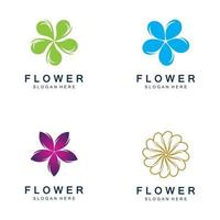 blommor designvektor för spa vektor
