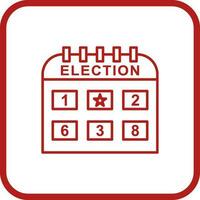 Wahltag-Vektorsymbol vektor