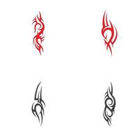 tribal mönster tatuering vektor konst design