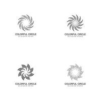 cirkel logo design vektor mall