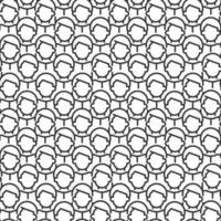 Population abstrakt nahtlos Muster. editierbar Vektor Formen auf Weiß Hintergrund. modisch Textur mit Karikatur linear Symbole. Design mit Grafik Elemente zum Innere, Stoff, Webseite Dekoration