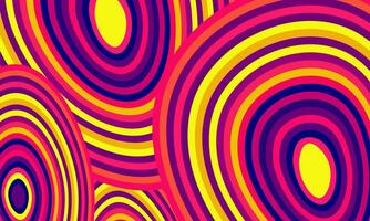 abstrakt Wellen groovig Hippie Hintergrund. wellig wirbelnd psychedelisch Stil. Vektor Illustration