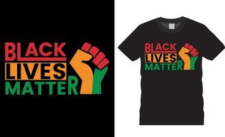 svart liv materia typografi t-shirt design vektor mall.svart liv materia