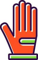 Handschuh-Vektor-Icon-Design vektor